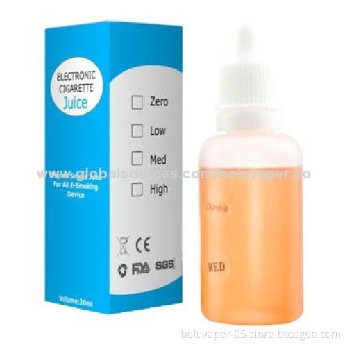 Non-flammable E-liquid, Used to Refill Empty Electronic Cigarette Cartridges, 50mL Bottle